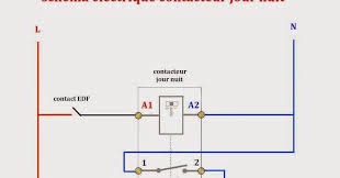 Schema Electrique Contacteur Jour Nuit Branchement D Un Contacteur Jour Nuit Comment In Contacteur Schema Electrique Schema