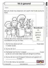 Members Only Bilingual Education Afrikaans Language Reading Worksheets