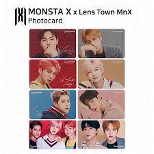 Monsta X x Lens Town MnX 2018 Official Photocard I.M Kihyun Jooheon KPOP  K