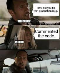 Meme about junior, programmer, react, senior, skateboard, skateboarding, picture related to comparison, developer, developer and senior, and belongs to categories comparisons, drawings, fail, life situations, lifestyle, memes, programming, silly, technology, trolling, etc. Programming Memes Semicolonworld