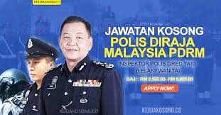 Permohonan bagi jawatan diatas hendaklah dibuat secara online melalui pautan dibawah. E Pengambilan Pdrm Polis Diraja Malaysia 2021 Gaji Rm 2 502 00 Rm 9 803 00