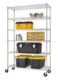 Ready to make your house a home. Trinity Ecostorage 6 Tier Wire Shelving Rack 48 X 18 X 72 Nsf Includes Wheels Chrome Costco