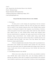 Berikut contoh review jurnal psikologi. Cara Resensi Jurnal Goresan