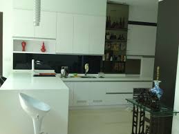 white high gloss kitchen design lky