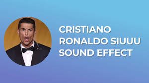 Cristiano Ronaldo Siuuu Sound Effect - MP3 Download