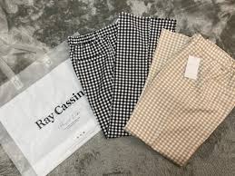 Ray Cassin購入品】流行りに乗っかって2色購入したチェックパンツ | oriの子育てブログ
