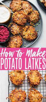 Classic Potato Latkes Recipe Latkes Recipes Potato Latkes Traditional Latke Recipe