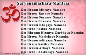 Every sound syllable of the sun god name contained the. Mantras Of Surya Namaskar Sun Salutation