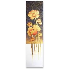 Hope you enjoy watching this vi. Lotus Art Evening Blossom Handmade With Acrylic Paint Royal Thai Art