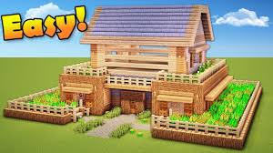 This particular style of a survival home is perfect for minecraft players who don't want to spend too much time looking for different kinds of wood or materials to use for building. Simple Survival Minecraft Modern Wood House Novocom Top