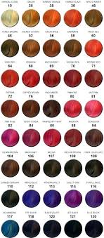 Ion Color Brilliance Brights Semi Permanent Hair Chart