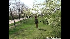 Horny TV moderator Kitty Salieri masturbates in public park in Prague -  XNXX.COM