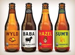 4 Flavors Of Some Organic Beer Beer Packaging Design Beer Packaging Uinta Brewing