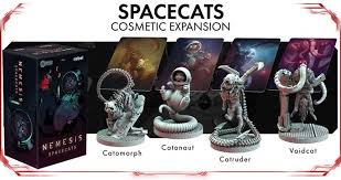 Spieler können sich nicht irren. Nemesis Spacecats Cosmetische Expansie Kickstarter Board Game Expansion The Game Steward