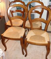 Pottery Barn Country French Rush Seat Dining Chairs Set 4 Excellent Dining Chairs Dining Chair Set Pottery Barn Chair