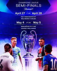 Uefa champions league match man city vs psg 04.05.2021. Champions League On Cbs Sports On Twitter Psg V City Real V Chelsea The Ucl Semifinals Are Set