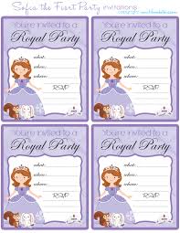 Browse through our template library to find a once you finalize your design, you can download and print your first birthday invitations, email them to guests, or post them on social media. 34 Sofia The First Party Printables Ideas Sofia The First Party Sofia The First Party Printables