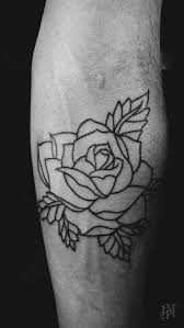 Rose Tattoo On Arm Design Sketch Rose Outline Tattoo Rose Outline Tattoos