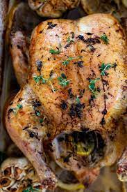 Easy Lemon Roasted Chicken Simply Delicious Recipe Lemon Roasted Chicken Easy Roasted Chicken Recipe Roasted Chicken