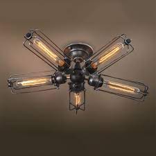 Unique handmade lighting is sets the tone of your room, whether it is your dining room, living room, foyer or perhaps your wine bar or bistro. Linear Cage Ceiling Light 5 Arm Westmen Lights Touch Of Modern