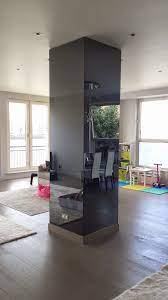 Stunning mirrored furniture and pillars that would enhance any art deco or modern interior. 15 Mirror Column Ideas Interior Columns Column Design Columns Decor