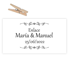 Check spelling or type a new query. Etiqueta Para Boda Sencilla Ref 007 30 Uds