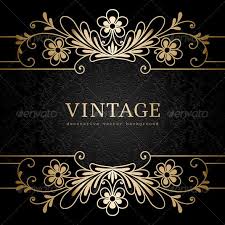 Background Black And Gold Border Design Gold Floral Background Floral Background Background Banner Floral