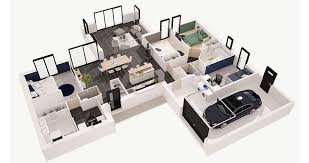 Maison Kalice Plan 3d Maisons D En France Atlantique Plan Maison Plan De Maison A Etage Plan Maison Plain Pied