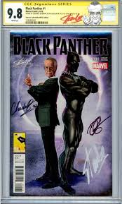 Maybe you would like to learn more about one of these? Black Panther Comic Signed By Film S Star Chadwick Boseman And Co Creator Stan Lee Is Up For Auction Daily Mail Online