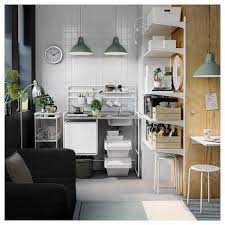 Stack stools to conserve space and use boards that can be mounted again in a new home. Sunnersta Mini Kitchen Width 44 1 8 Height 54 3 4 Learn More Ikea