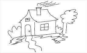 Resultado De Imagen Para Blank Colour Scenery For Child Easy Drawings Art Kits Drawing Templates