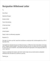 All employees are required to fill the below form during their long planed leave and in case of resignation to ensure the smooth running of operations in their department during their absence from duty. 25 Best Format For Resignation Withdrawal Letter