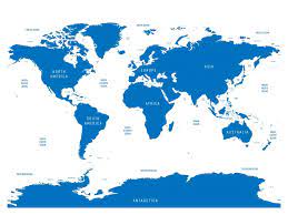 Oceans And Seas Of The World Map World Ocean Map | Mappr