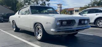 Image result for White 1967 Barracuda