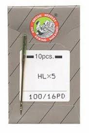 Organ Hlx5pd 100 Titanium Plated Industrial Needles Flat Shank For Heavy Materials 15x1 Hax1 Size 9 18 For Home Sewing Machines Last 3x Longer