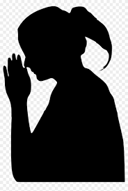 Man is praying silhouette in contrast backlight vector. Praying Hands Silhouette Line Art Drawing Clip Art Hd Png Download 522x749 534181 Pngfind