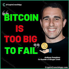 There is no government, company, or bank in charge of bitcoin. Bitcoin Is Too Big To Fail At This Crypto Crunch News Facebook