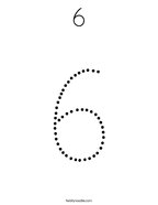 I love to make coloring pages andread more → Number 6 Coloring Pages Twisty Noodle