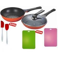 Sanjeev Kapoor Wonderchef Pn Diamond Coated Pan Set For Offer Sale Online Magickart With Free Shipping In India Pan Set Cookware Sets Induction Cookware