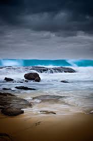 Margaret Rive Western Australia Australia Beach River Mouth Waves
