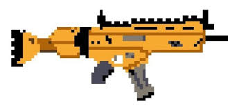 Fortnite Pixel Art Scar