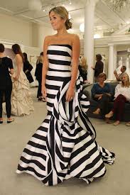 Blck And White Stripe Wedding Dress Season 14 Featured Dress Antonio Riva Black And Wh Striped Wedding Dress Striped Bridesmaid Dresses White Striped Dress