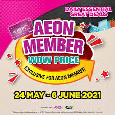 Aeon (myr1.29) is trading below our estimate of fair value (myr2.75). Aeon Member Wow Price Promotion 24 May 2021 6 June 2021