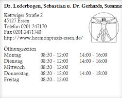 Dr Lederbogen Sebastian U Dr Gerhards Susanne Arzte In Essen Offnungszeiten