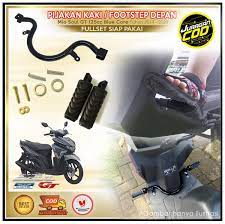 Aks dengan answer back system memudahkan pemilik motor mencari motornya di parkiran mesin blue core 125cc yang efisien, bertenaga & handal. Jual Pijakan Kaki Bastep Footstep Depan Matic Yamaha Mio Soul Gt 125 Fullset Pnp Siap Pakai Di Lapak Juragancod Bukalapak