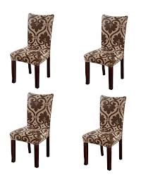 Amazon Com Jiuhong Stretch Removable Washable Short Dining Chair Protector Cover Slipcover S Reupholster Chair Dining Room Chair Covers Slipcovers For Chairs