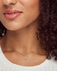 16.0 inches 18.0 inches 20.0 inches 22.0 inches. Diamond Letter M Pendant Necklace In 14k Yellow Gold Kendra Scott