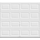 Classic Steel 9 ft  x 7 ft  18 4 R-Value Insulated Solid White Garage Door 111447 Clopay