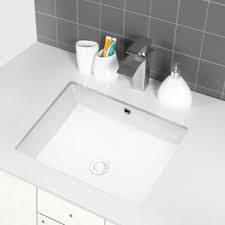 15 x 12.125 interior dimensions: Lordear 22 In X 16 In Rectangle Undermount Sink Porcelain Ceramic Lavatory Vanity Bathroom Sink In Pure White St2216 The Home Depot