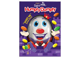 We did not find results for: Cadbury Humpty Dumpty Egg Gift Box 130g